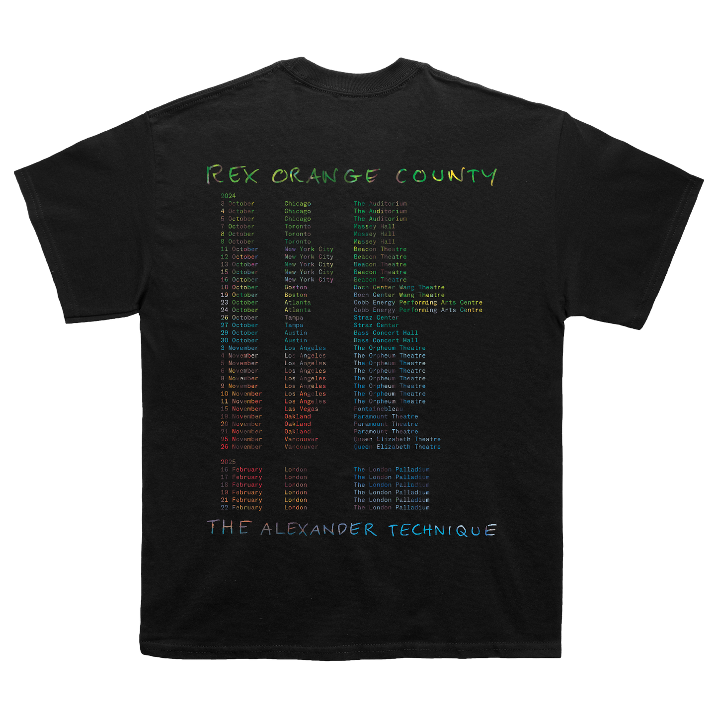 Seasons Black Tour T-Shirt