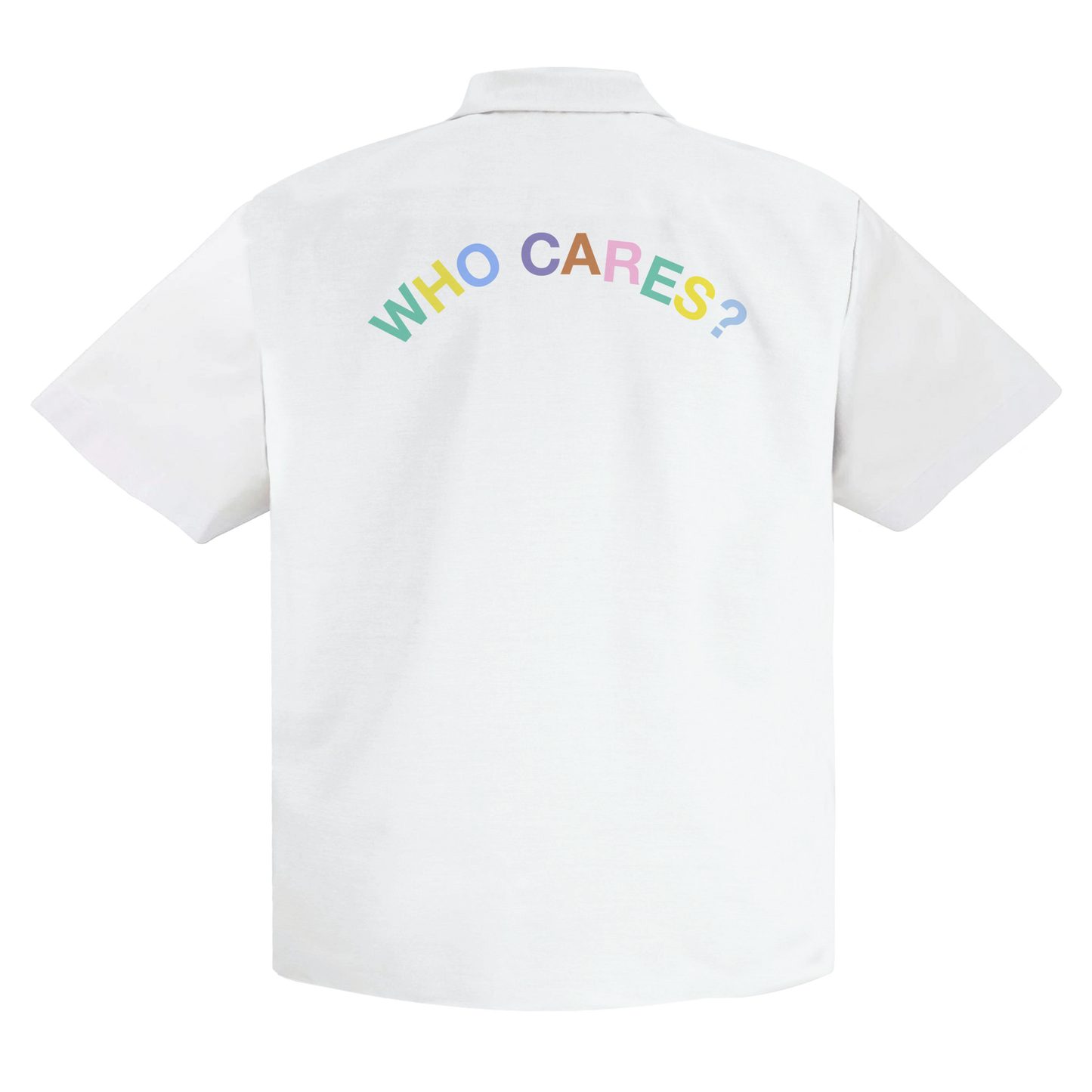 Rex Orange County | WHO CARES? White Poplin Shirt