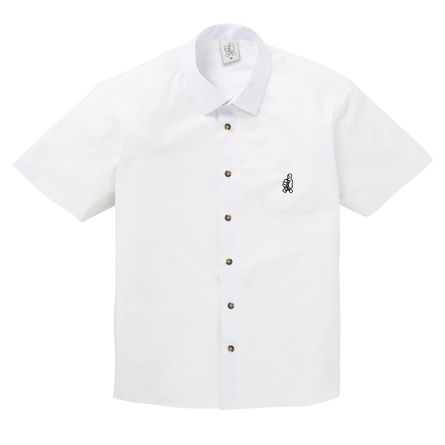 Rex Orange County | WHO CARES? White Poplin Shirt