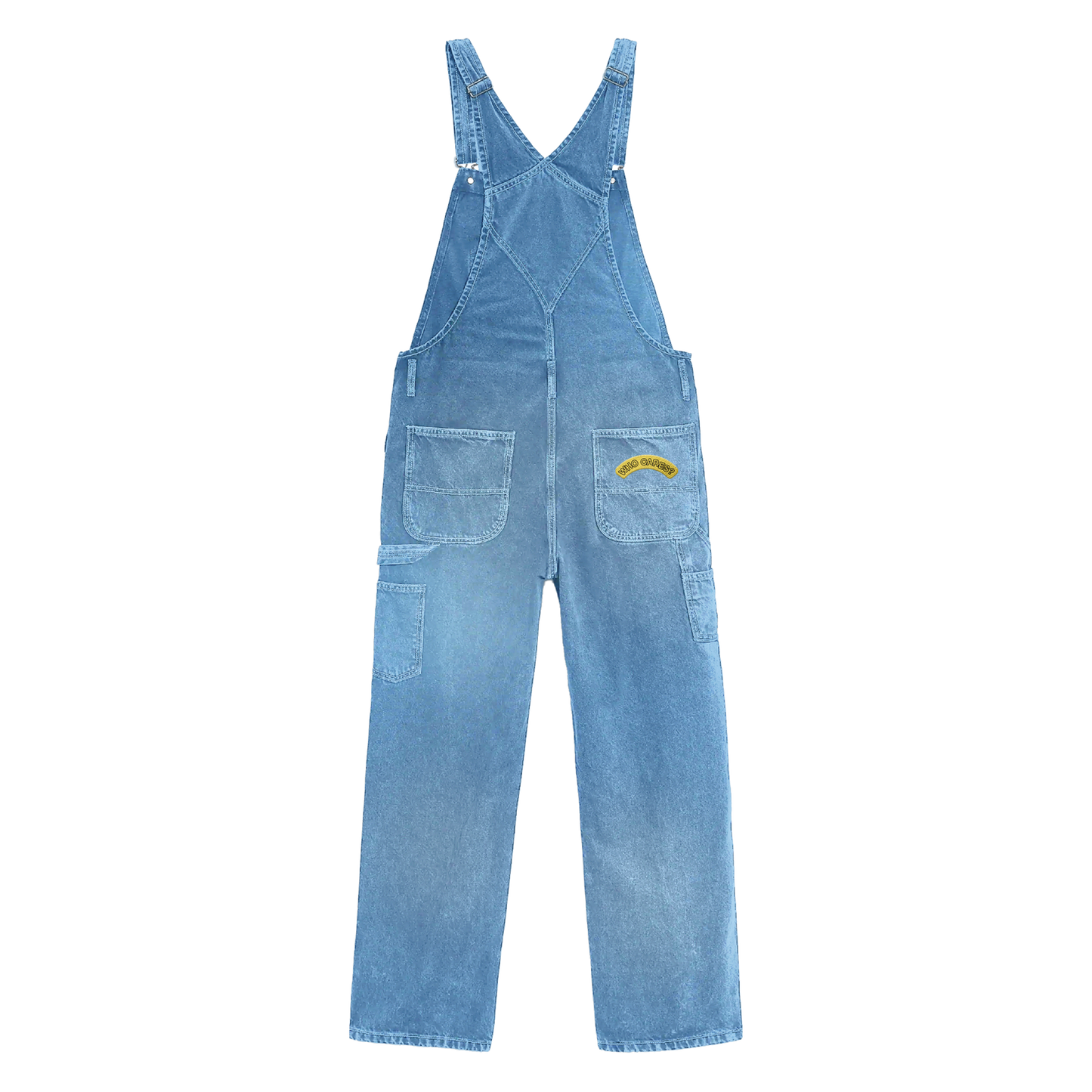 WHO CARES? Indigo Overalls