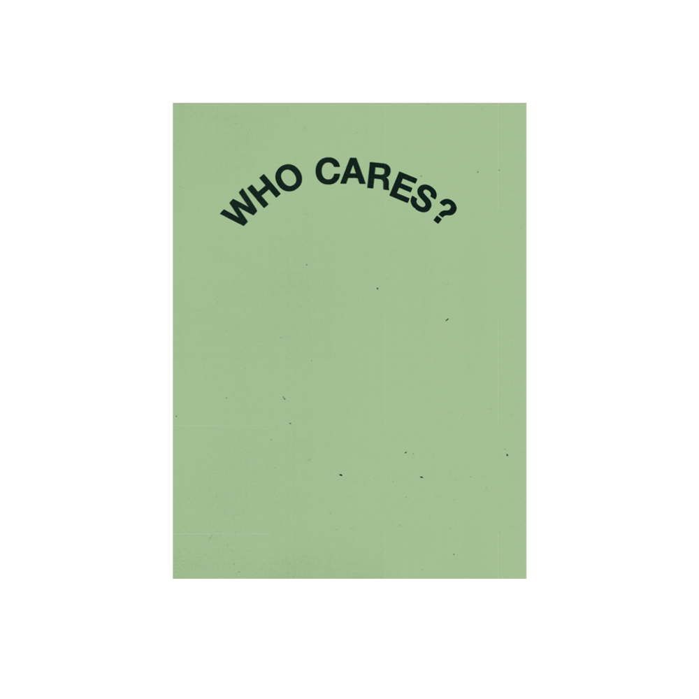 WHO CARES? Green Zine + CD