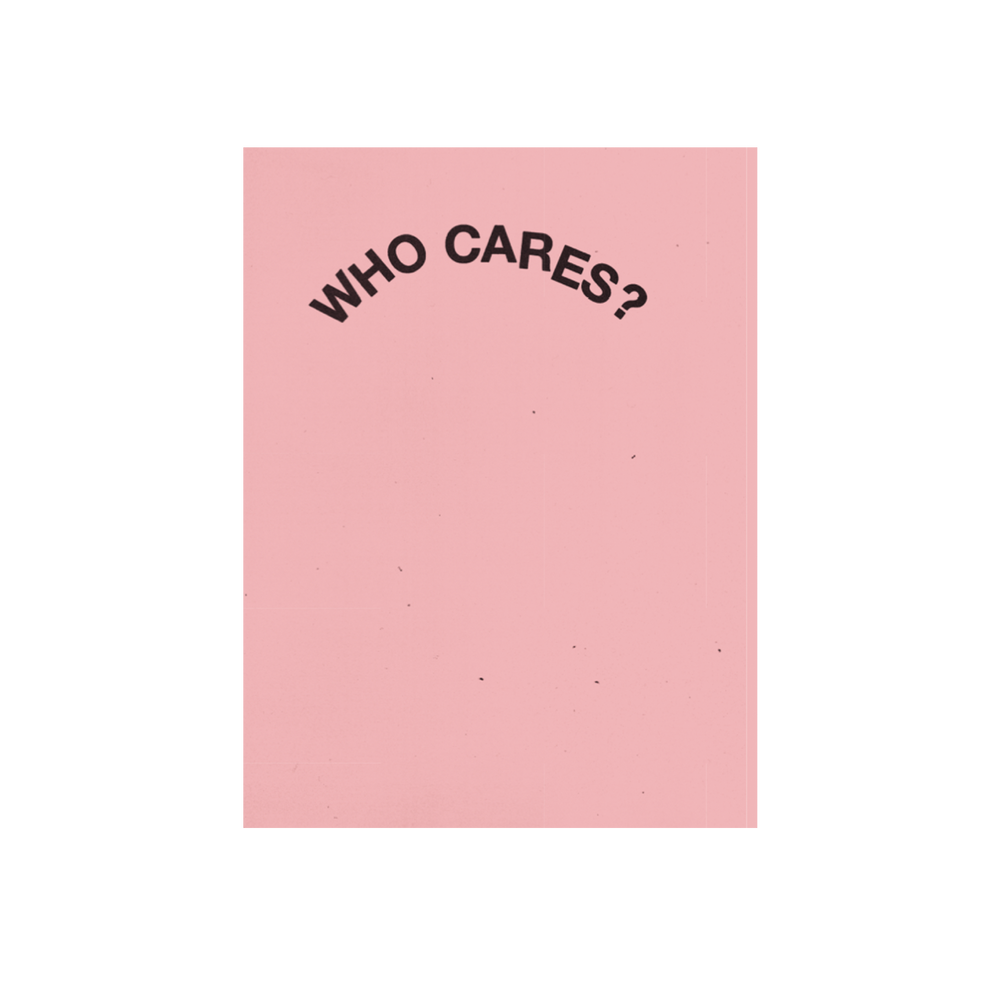 WHO CARES? Pink Zine + CD